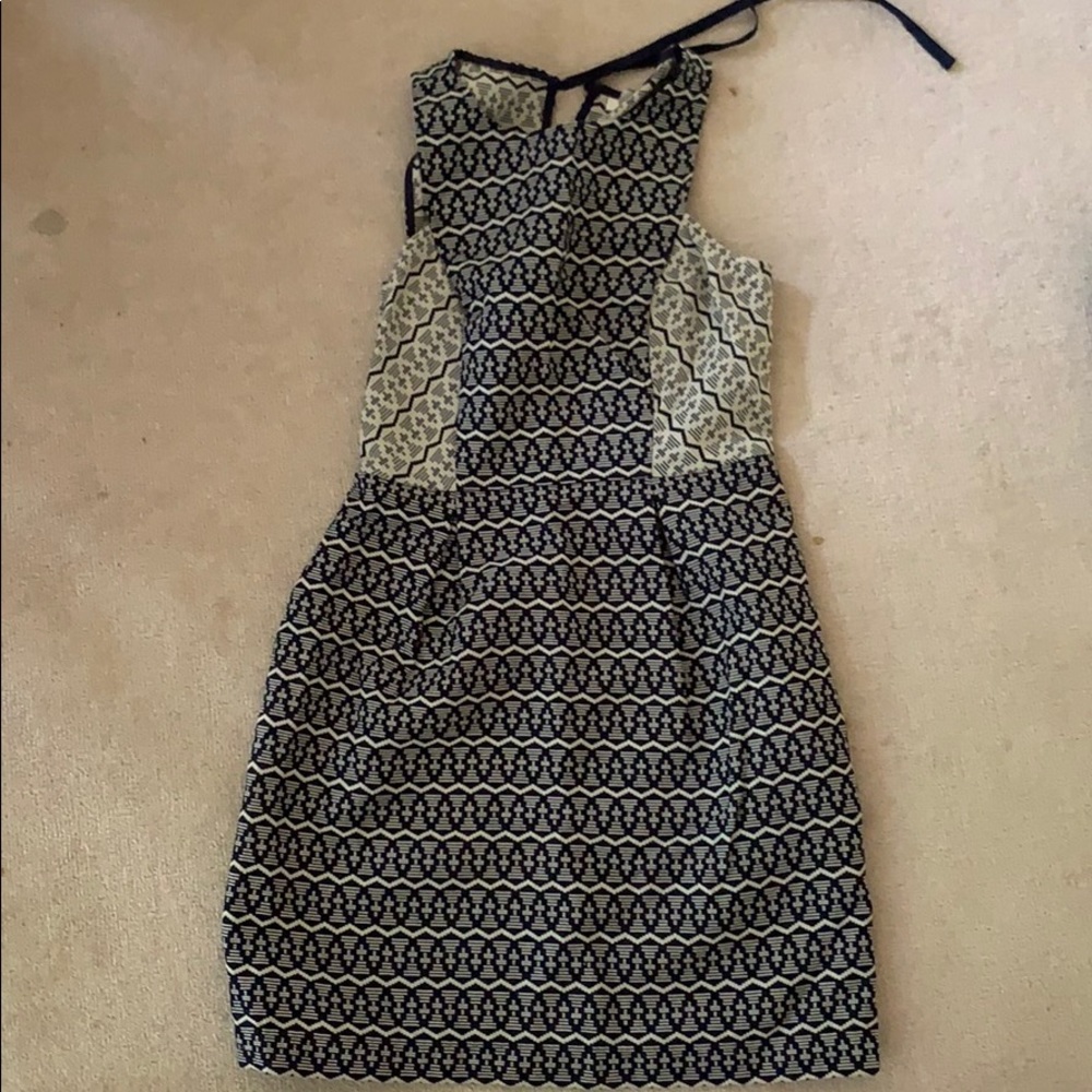 Petite Loft Midi Tie-Back Pleated Midi Dress - Picture 6 of 7